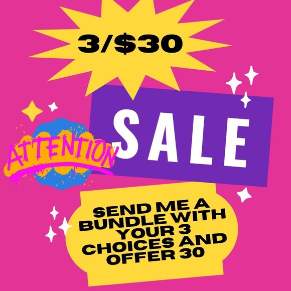 3/$30 - Picture 1 of 1